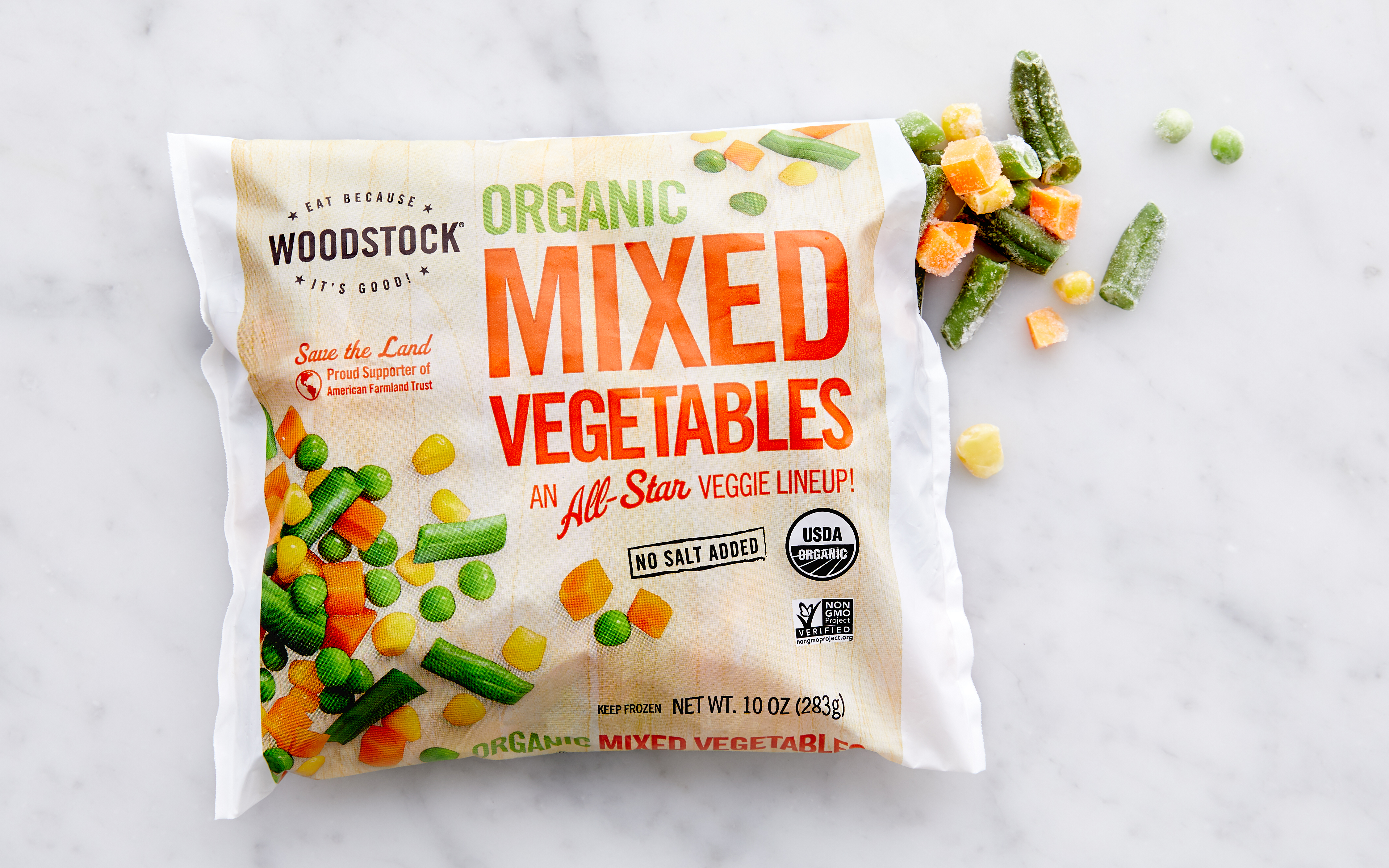 Organic Frozen Mixed Veggies Woodstock SF Bay Good Eggs